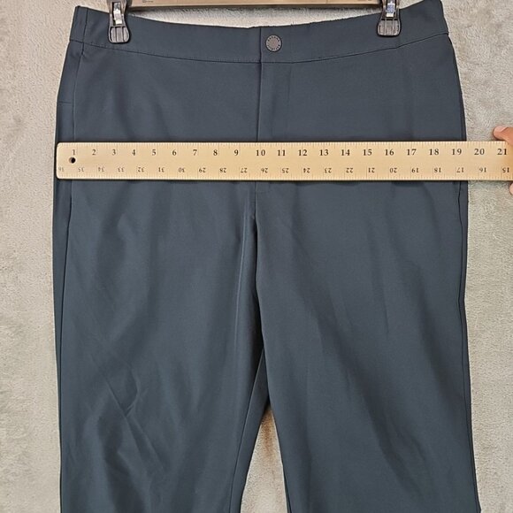 Banana Republic Performance Tapered Pants Mens Size 36 Navy Blue Slim Fit - Picture 7 of 10